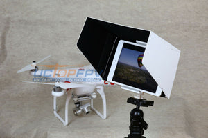 10 Inch iPad Sun Hood Shade White for DJI Phantom All Models and DJI Inspire