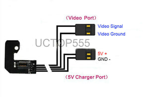 Tarot TL68A10 Gopro Hero3 AV Video Cable for T-2D Gimbal Camera Mount FPV PTZ