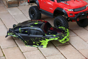 Custom Buggy Body Muddy Green for Traxxas TRX-4 Trail Crawler Truck Car Shell