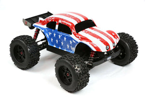 Custom Buggy Body American Flag for ARRMA Outcast Notorious 1/8 Car Cover Shell