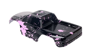 Custom Body Muddy Pink for Traxxas Rustler 2WD 1/10 Truck Car Shell Cover 1:10