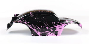 Custom Buggy Body Muddy Pink Black Shell for ARRMA 1/8 Nero 6S BLX Beetle