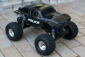 Custom Buggy Body Police Sheriff for Traxxas 1/10 Bigfoot / Stampede Truck Shell