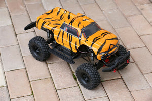 Custom Body Tiger Style for Traxxas TRX-4 Trail Crawler Truck Car Shell