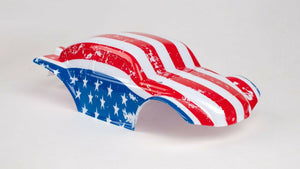 Custom Body Buggy USA Flag for Redcat Volcano 1/10 Truck Car Shell Cover 1:10