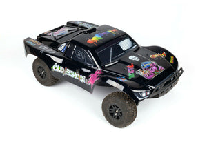 Custom Body Graffiti Black for Traxxas 1/10 Slash 4x4 VXL Slayer Shell Cover