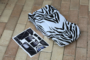 Custom Body Zebra Style for Traxxas Slash 1/10  4x4 VXL 2WD Slayer Shell Cover