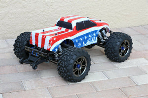 Custom Body USA Flag Style for Traxxas T / E Maxx Shell Cover E-Maxx