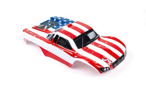 Custom Body Flag Star Style for Traxxas 1/10 Slash Truck Car Shell Cover 1:10