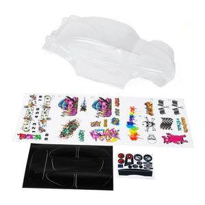 Custom Body Clear Buggy for Traxxas Summit 1/10 Volkswagen Baja Beetle