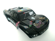 Load image into Gallery viewer, Custom Body Graffiti Black for ProSC10 1/10 Slash 4x4 VXL Slayer Shell Cover
