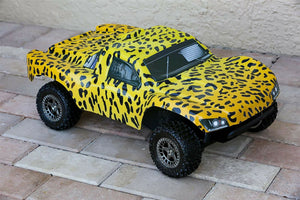 Custom Body Cheetah Style for ARRMA Senton 4x4 3S / 6S BLX Cover Shell Slash