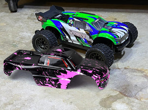 Custom Body Muddy Pink for ARRMA VORTEKS 3S BLX 1/10 Stadium Truck