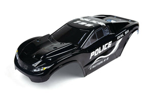 Custom Body Police Sheriff for Traxxas 1/10 Rustler 4x4 Truck Shell Cover