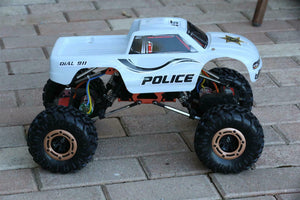 Custom Body Police Sheriff for Redcat Racing Rockslide / Everest 1/10 Crawler