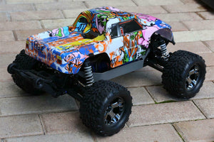 Custom Body Graffiti Pig for Traxxas Stampede 1/10 Truck Car Shell Cover 1:10