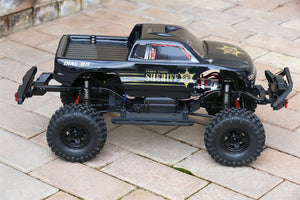 Custom Body Police Sheriff Style for Traxxas TRX-4 Trail Crawler Truck Car Shell