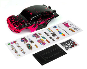 Custom Body Bug Hot Pink for Traxxas Stampede 1/10 Truck Car Shell Cover 1:10