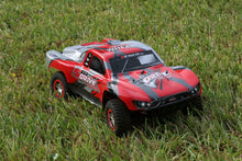 Load image into Gallery viewer, 2pcs Red &amp; Bule Color Truck Car Body for Traxxas Slash 1/10 4x4 VXL Slayer Shell
