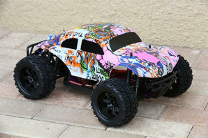 Custom Body Buggy Graffiti Pigfor Redcat Volcano 1/10 Truck Car Shell Cover 1:10