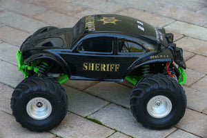 Custom Buggy Body Police Sheriff for Traxxas Skully Grave Digger 1/10 Truck Car