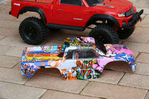 Custom Body Graffiti Pig for Traxxas TRX-4 Trail Crawler Truck Car Shell