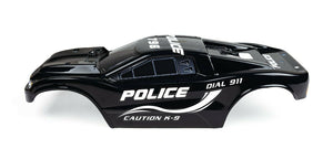 Custom Body Police Sheriff for Traxxas 1/10 Rustler 4x4 Truck Shell Cover