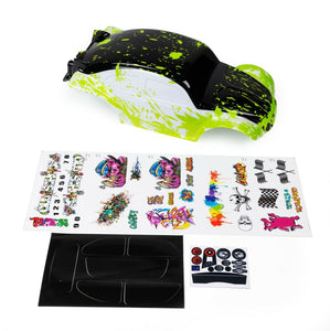 Custom Buggy Body Muddy Green W/B Shell for ARRMA 1/8 Nero 6S BLX Beetle