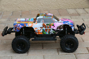 Custom Body Graffiti Pig for Traxxas TRX-4 Trail Crawler Truck Car Shell