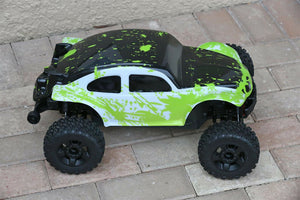 Custom Body Muddy WB Green Buggy for ARRMA BIGROCK BLX 1/10 MONSTER RC TRUCK