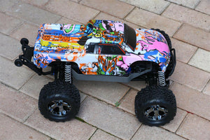 Custom Body Graffiti Pig for Traxxas Stampede 1/10 Truck Car Shell Cover 1:10