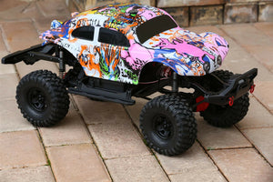 Custom Buggy Body Graffiti Pig for Traxxas TRX-4 Trail Crawler Truck Car Shell