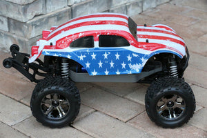 Custom Buggy Body American Flag for Traxxas Stampede 1/10 Truck Car Shell 1:10