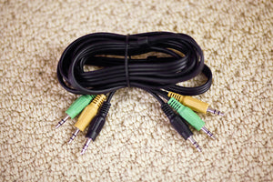 Logitech Z-680 Speakers Color Coded 3 Minijack Plug Audio Cable 3.5mm z 680