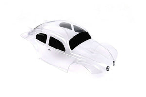 Volkswagen Baja Bug Clear Body Unpainted with Stickers for 1/10 Slash T-Maxx