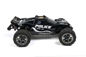 Custom Body Sheriff  Police for Traxxas 1/10 Rustler 4x4 Truck Shell Cover