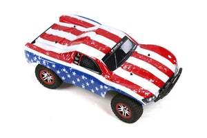 Custom Body America Flag Style for Traxxas 1/10 Slash Truck Car Shell Cover 1:10