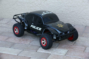 Custom Buggy Body Police Sheriff Style for Traxxas Slash 1/10 Shell Truck Car