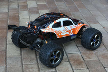 Load image into Gallery viewer, Custom Bug Body Muddy Orange/WB for Traxxas E-Revo 1/10 Volkswagen Baja Beetle
