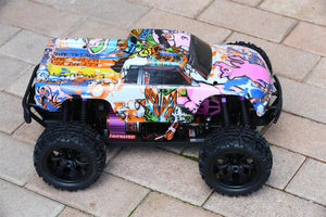 Custom Body Graffiti Pig for Redcat Volcano 1/10 Truck Car Shell Cover 1:10