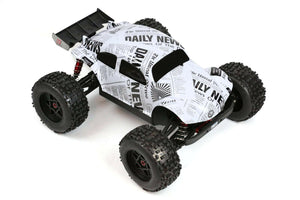 Custom Buggy Body Newspaper Styl for ARRMA Outcast Notorious 1/8 Car Cover Shell