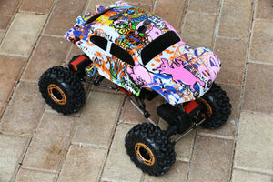 Custom Buggy Body Graffiti Pig for Redcat Rockslide / Everest 1/10 Crawler