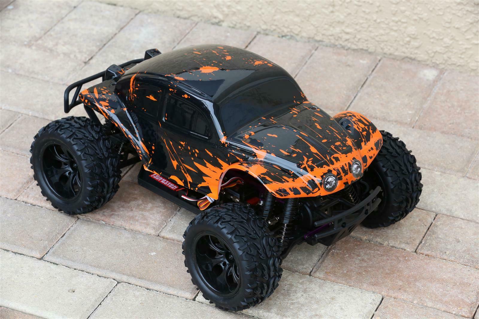 Custom Body Buggy Muddy Orange for Redcat Volcano 1/10 Truck Car Shell Cover