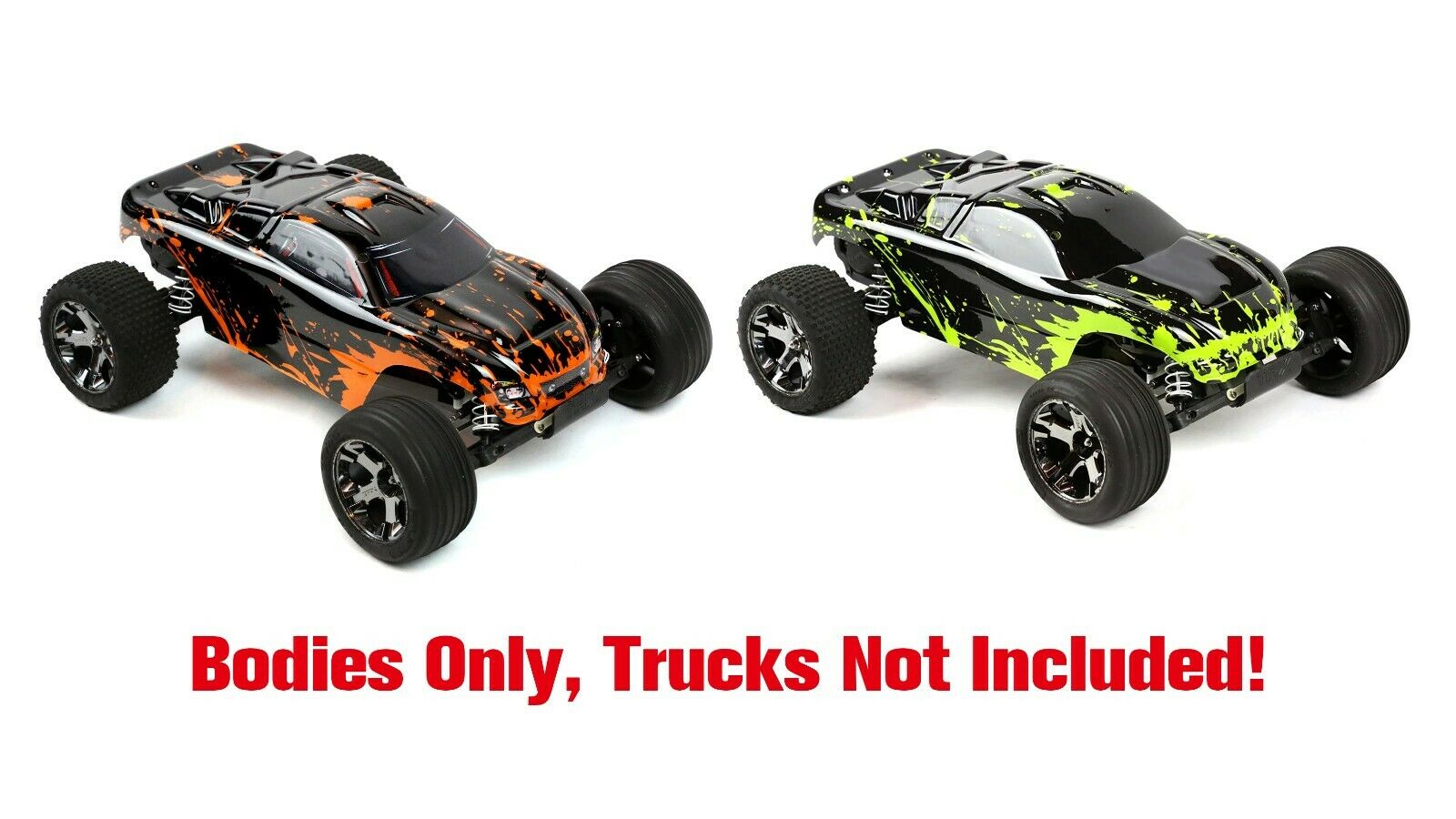 2pk Set Custom Muddy Body for Traxxas Rustler 2WD 1/10 Truck Car Shell Cover