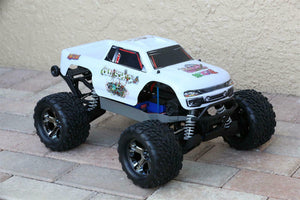 Custom Body Graffiti White for Traxxas Stampede Bigfoot 1/10 Truck Car Shell