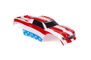 Custom Body American Flag for V1 Traxxas Maxx 1/10 4X4 4WD Truck Shell Cover