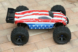 Custom Body USA Flag for Traxxas E-Revo 2.0 1/10 Truck Car Shell Cover 1:10