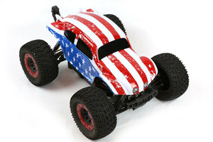 Custom Buggy Body American Flag for 1/8 RC Truck Thunder Tiger MT4 G3 HPI Savage