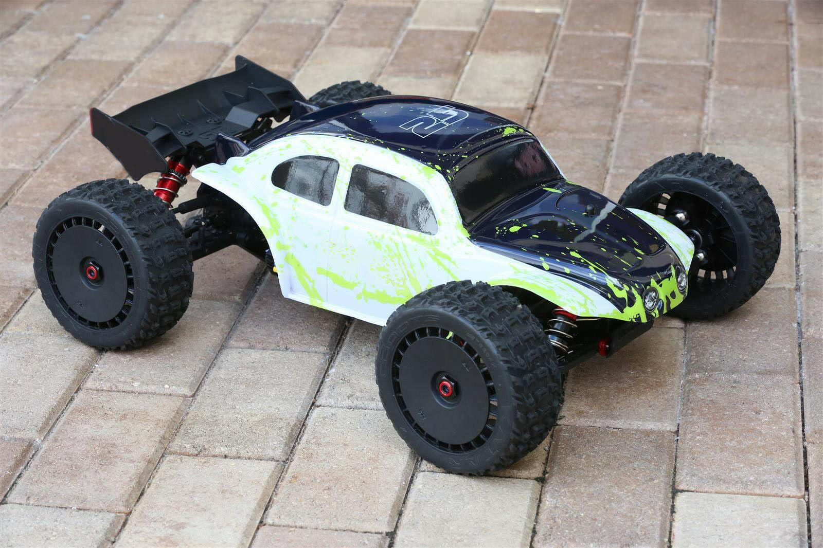 Custom Bug Body Muddy Green/WB for ARRMA 1/8 TALION 6S BLX Brushless Truggy