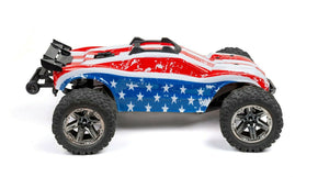 Custom Body American Flag for Traxxas 1/10 Rustler 4x4 Truck Shell Cover